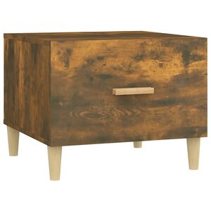 vidaXL Couchtisch R&auml;uchereiche 50x50x40 cm Holzwerkstoff