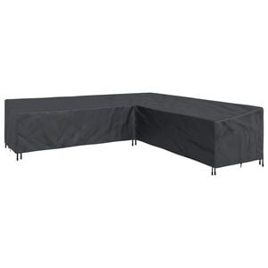 vidaXL M&ouml;belbezug 325 x 325 x 80 cm 420D Oxford Stoff L-Form Schwarz