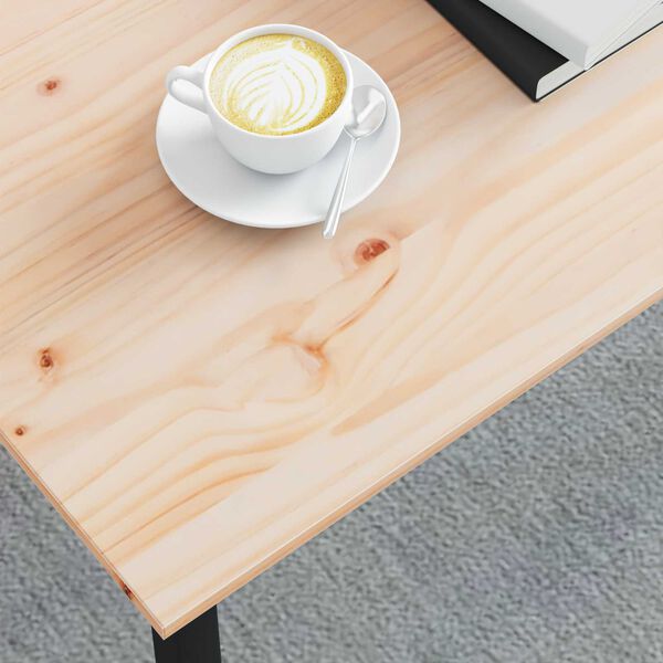 vidaXL Couchtisch Natur 60 x 50 x 36 cm Massives Kiefernholz