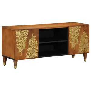 vidaXL TV-Schr&auml;nk Honigbraun 105 x 33 x 46 cm Massivholz Mango