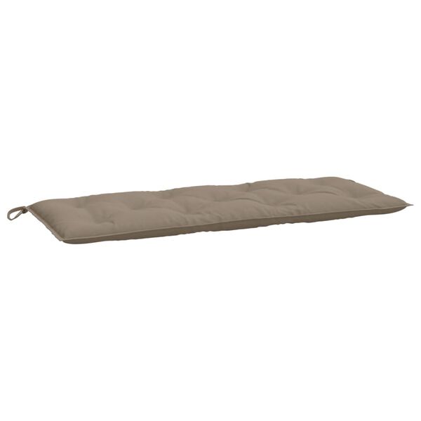 vidaXL Gartenbank-Auflagen 2 Stk. Taupe 120x50x7 cm Oxford-Gewebe
