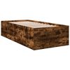 vidaXL Bettgestell R&auml;uchereiche 100x200 cm Holzwerkstoff