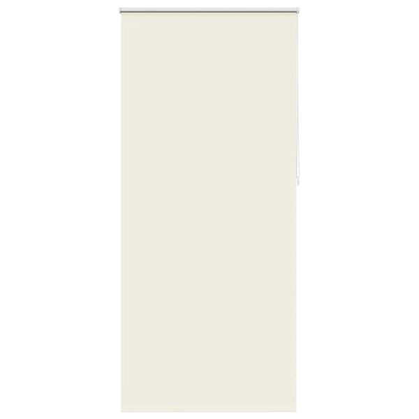 vidaXL Verdunkelungsrollo 124,4 x 230 cm, Stoffbreite 120 cm, Gebrochen Wei&szlig;