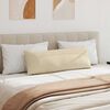 vidaXL Sofakissen 2 pcs Creme 120 x 40 cm Stoff