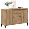 vidaXL Sideboard Artisan-Eiche 102x35x70 cm Holzwerkstoff