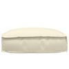 vidaXL Kissen Creme 50 x 50 x 12 cm Oxford-Stoff