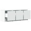 vidaXL TV-Schrank LED Braun Eichen-Optik 97x34x40 cm Holzwerkstoff