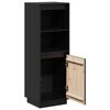 vidaXL Highboard Schwarz 37x34x110 cm Massivholz Kiefer