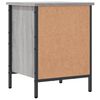 vidaXL Schuhregal Grau Sonoma 38x35x50 cm Holzwerkstoff