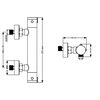 CORNAT Duschthermostat ALAN / NOIR Schwarz