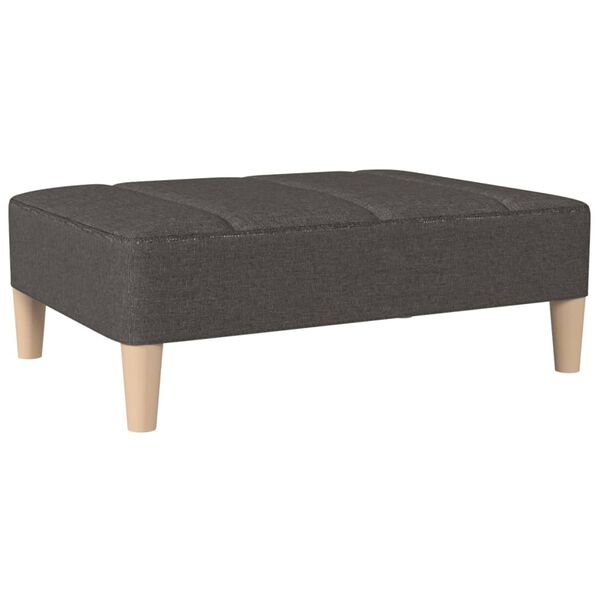 vidaXL Fu&szlig;hocker Dunkelgrau 78x56x32 cm Stoff