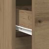 vidaXL Sideboard mit Schublade Artisan-Eiche 80x34x76 cm Holzwerkstoff