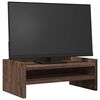 vidaXL Monitorständer Braun Eichen-Optik 42x24x16 cm Holzwerkstoff