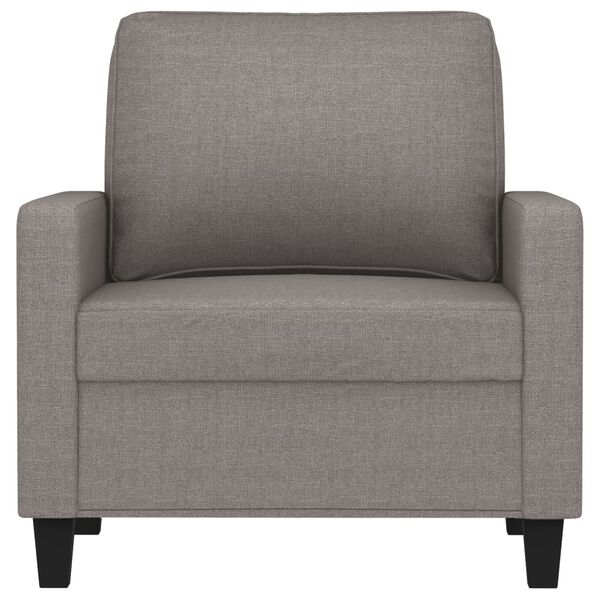 vidaXL Sessel Taupe 60 cm Stoff