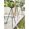 Luxform LED-Garten-Solarleuchte Lighthouse mit Stativ Kupfern Schwarz