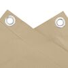 vidaXL Balkonsichtschutz Oxfordgewebe 75x400 cm Beige