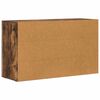 vidaXL Sideboard Ger&auml;ucherte Eiche 100 x 35 x 59 cm Holzwerkstoff