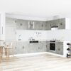 vidaXL K&uuml;chenschrank Kalmar Beton Grau 80 x 46 x 81.5 cm Holzwerkstoff