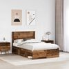 vidaXL Bettrahmen Altholz 120 x 200 cm Massives Kiefernholz