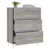 vidaXL Sideboard Grau Sonoma 69,5x34x90 cm Holzwerkstoff