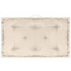 vidaXL Palettenkissen 5-tlg. Beige Baumwolle