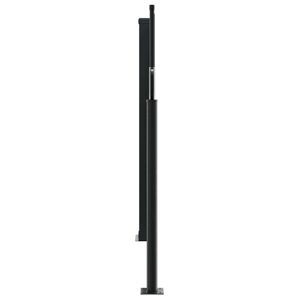 vidaXL Seitenmarkise Ausziehbar Wei&szlig; 100x600 cm