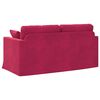 vidaXL Sofa Weinrot Gesamtabmessungen: 158 x 78 x 80 cm (B x T x H)