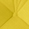 vidaXL Sitzkissen 4 pcs Helles Gelb 40 x 40 x 12 cm Stoff