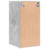 vidaXL Wandschrank mit Glast&uuml;ren Betongrau 35x37x68,5 cm