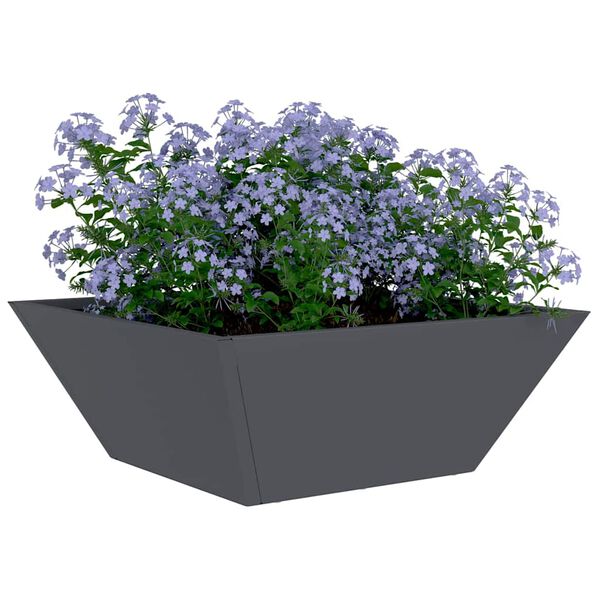 vidaXL Garten-Pflanzgef&auml;&szlig; 5 pcs Anthrazit 40 x 40 x 15 cm