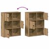 vidaXL B&uuml;cherregal Artisan-Eiche 60x24x76,5 cm Holzwerkstoff