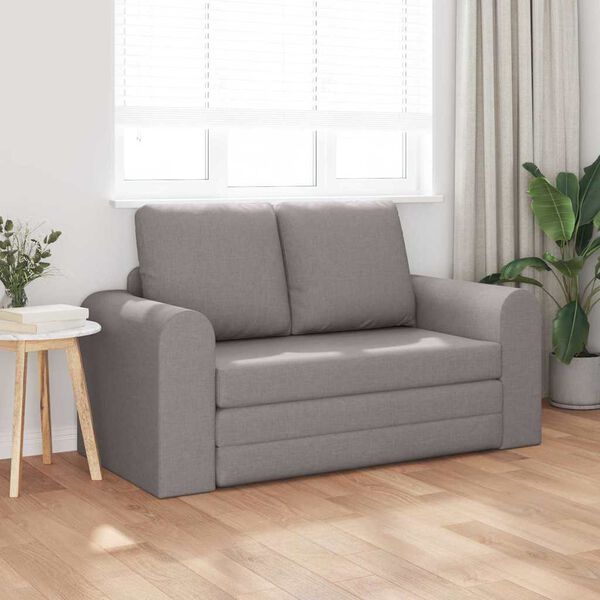 vidaXL Schlafsofa Taupe 148 x 71 x 83 cm Samt
