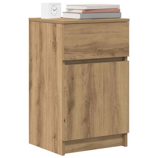 vidaXL Nachttisch Artisan-Eiche 39x35x65 cm Holzwerkstoff