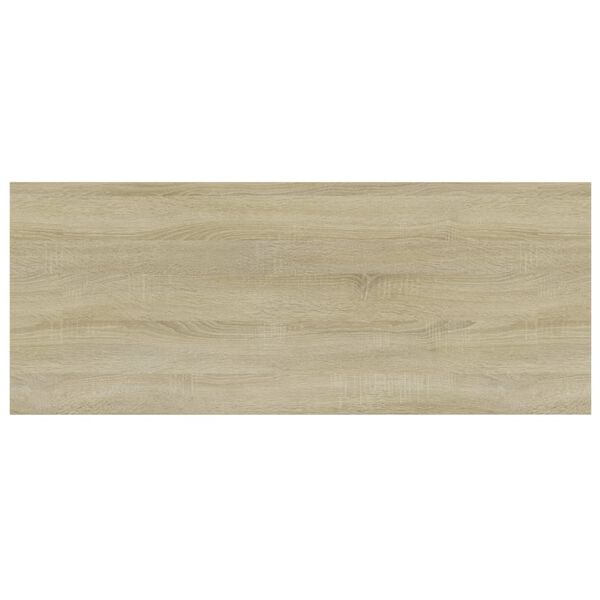 vidaXL B&uuml;cherregal-Bretter 4 Stk. Sonoma-Eiche 100x40x1,5 cm