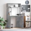 vidaXL Schreibtisch Beton Grau 91 x 50 x 149 cm Holzwerkstoff