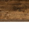 vidaXL Wandtisch Ger&auml;ucherte Eiche 80 x 45 x 30 cm Holzwerkstoff