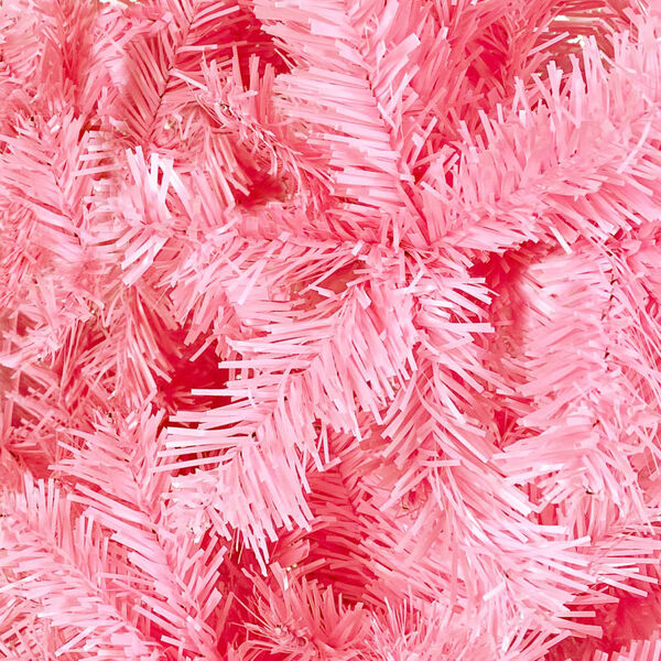 vidaXL Schlanker Weihnachtsbaum Rosa 180 cm