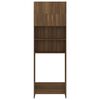 vidaXL Waschmaschinenschrank Braun Eichen-Optik 64x25,5x190 cm
