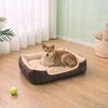 vidaXL Warmes Hundebett mit Polsterkissen M