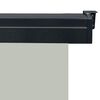 vidaXL Balkon-Seitenmarkise 145x250 cm Grau