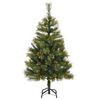 vidaXL K&uuml;nstlicher klappbarer Weihnachtsbaum mit Tannenzapfen 150 cm