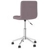 vidaXL Esszimmerst&uuml;hle 4 Stk. Drehbar Taupe Stoff