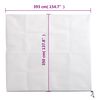 vidaXL Wintervlies mit Rei&szlig;verschluss 2 Stk. 70 g/m&sup2; 3,93x3,5 m