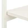 vidaXL Kleiderschrank Wei&szlig; 60x40x167 cm Metall und Spanplatte
