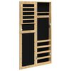 vidaXL Schmuckschrank mit Spiegel Wandmontage 30x8,5x106 cm
