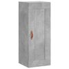 vidaXL Highboard Betongrau 34,5x34x180 cm Holzwerkstoff