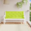 vidaXL Gartenbank-Auflagen 2 Stk. Knallgr&uuml;n 150x50x7 cm Oxford-Gewebe