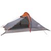 vidaXL Trekkingzelt Grau und Orange 4-Personen