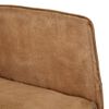 vidaXL Schaukelstuhl Braun Vintage Canvas