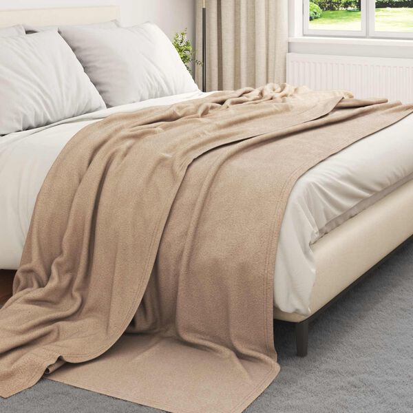 vidaXL Wohndecken 6 pcs Kamel 270 x 240 cm Fleece